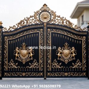 Steel Single Gate Design, Modern Steel Gate Design Iron Gate Stock Photos And Images