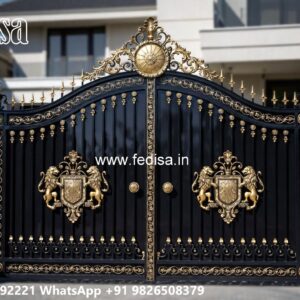 Gate Cover Design, Compound Gate Iron Gate Stock Photos And Images