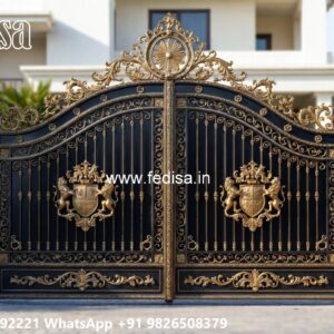 Sliding Gate Lock Design, Steel Gate Design With Price Iron Gate Stock Photos And Images