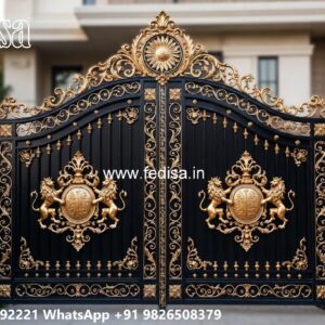 Steel Gate Handle Design, Loha Gate Design Iron Gate Stock Photos And Images