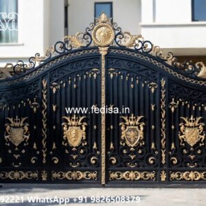 House Entry Gate Design, Stainless Gate Design Iron Gate Stock Photos And Images