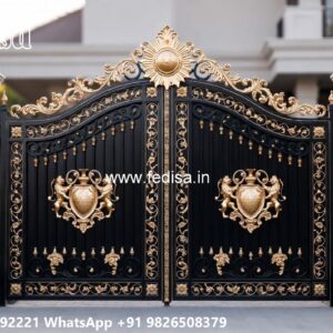 Steel Single Gate Design, Lohe Ka Gate Ka Design Iron Gate Stock Photos And Images