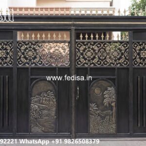 Cnc Main Gate Design, Garage Gate Design Iron Gate Stock Photos And Images