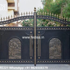 Pipe Design Gate, Square Pipe Gate Design Iron Gate Stock Photos And Images