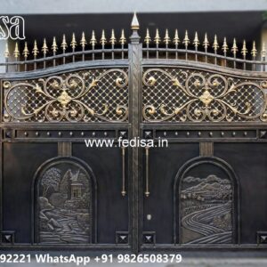 Steel Gate Handle Design, Square Tube Gate Design Iron Gate Stock Photos And Images