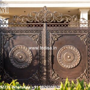 Sliding Gate Lock Design, Big Gate Design Iron Gate Stock Photos And Images