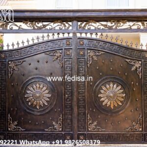 House Entry Gate Design, Modern Iron Gate Design Iron Gate Stock Photos And Images