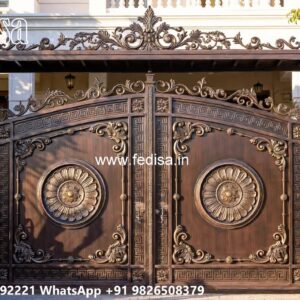 Steel Single Gate Design, Ss Main Gate Iron Gate Stock Photos And Images