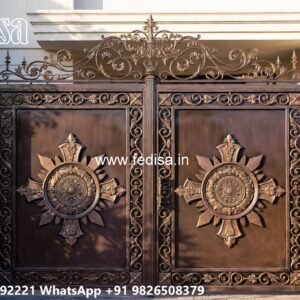 Cnc Main Gate Design, Wooden Gate Design For Home Iron Gate Stock Photos And Images