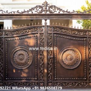 Gate Cover Design, Fancy Gates Iron Gate Stock Photos And Images