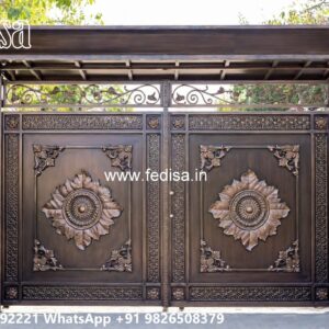 House Entry Gate Design, Front Door Grill Gate Iron Gate Stock Photos And Images