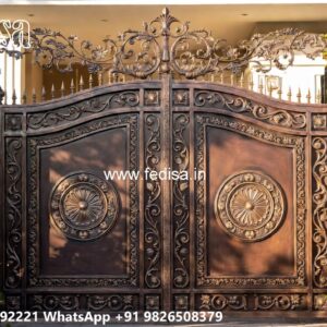 Cnc Main Gate Design, Modern House Gate Design Iron Gate Stock Photos And Images