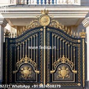 Steel Single Gate Design, Simple Gate Design 2026 Iron Gate Stock Photos And Images