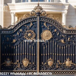 Cnc Main Gate Design, Front Door Entry Gates Iron Gate Stock Photos And Images