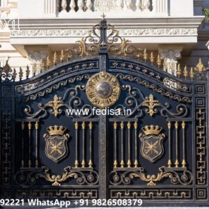 Steel Gate Handle Design, Gate Frame Design Iron Gate Stock Photos And Images
