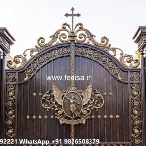 Gate Cover Design, Gate Ke Upar Ka Design Iron Gate Stock Photos And Images