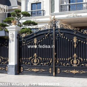 Steel Single Gate Design, Steel Gate New Design Iron Gate Stock Photos And Images