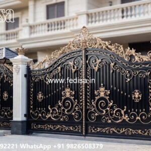 Classic Gate Design, Door Design Main Gate Iron Gate Stock Photos And Images
