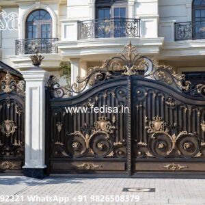 Fancy Steel Gate Design, Metal Gate Designs For Homes Iron Gate Stock Photos And Images