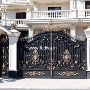 House Entry Gate Design, Unique Gate Design Iron Gate Stock Photos And Images