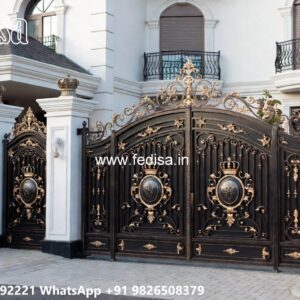 Steel Gate Handle Design, Outer Gate Design Iron Gate Stock Photos And Images
