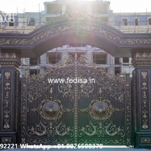 Sliding Gate Lock Design, Gate And Grill Design Iron Gate Stock Photos And Images