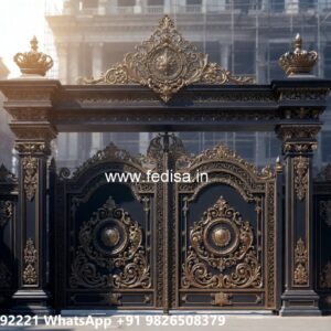 Fancy Steel Gate Design, Folding Iron Gate Design Iron Gate Stock Photos And Images