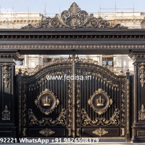 Steel Gate Handle Design, House Main Gate Design Catalogue With Price Iron Gate Stock Photos And Images