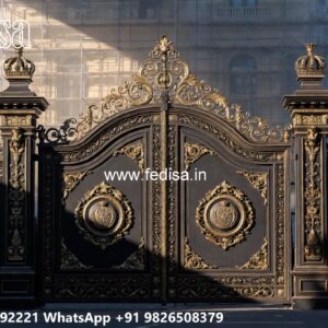Fancy Steel Gate Design, Old Gate Design Iron Gate Stock Photos And Images