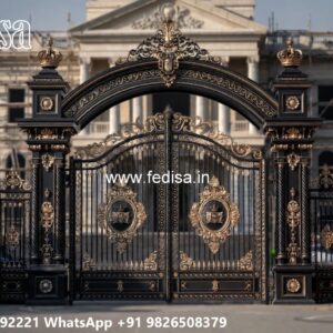Steel Single Gate Design, Steel Single Gate Design Iron Gate Stock Photos And Images