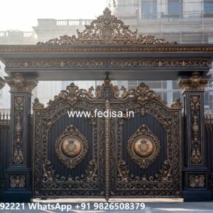 Fancy Steel Gate Design, Steel Gate Ka Design Iron Gate Stock Photos And Images