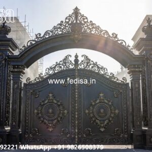 Cnc Main Gate Design, Gate Upper Design Iron Gate Stock Photos And Images