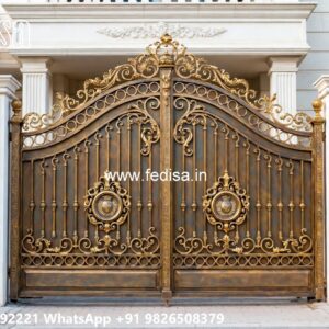 Steel Gate Handle Design, Mesh Gate Design Iron Gate Stock Photos And Images