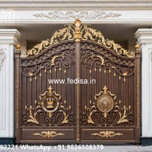 Sliding Gate Lock Design, Different Gate Design Iron Gate Stock Photos And Images