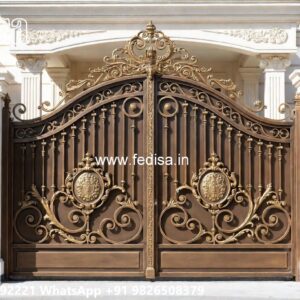 Steel Single Gate Design, Steel Fence Gate Design Iron Gate Stock Photos And Images