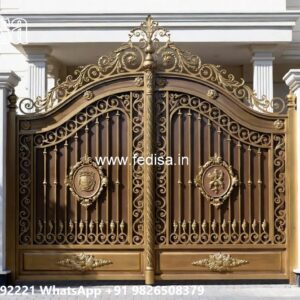 Sliding Gate Lock Design, Gate Design Front Iron Gate Stock Photos And Images