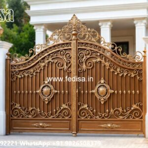 Cnc Main Gate Design, Long Gate Design Iron Gate Stock Photos And Images