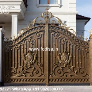 Sliding Gate Lock Design, Acp Sheet Gate Design Iron Gate Stock Photos And Images