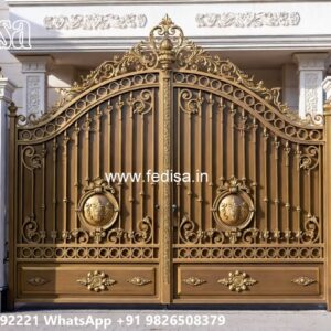 Steel Gate Handle Design, Gate Pipe Design Iron Gate Stock Photos And Images