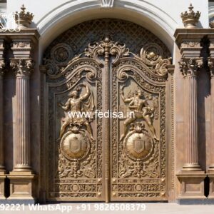 House Entry Gate Design, Exterior Gate Design Iron Gate Stock Photos And Images