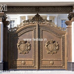 Sliding Gate Design For Small House, Ghar Ke Gate Ki Design Iron Gate Stock Photos And Images