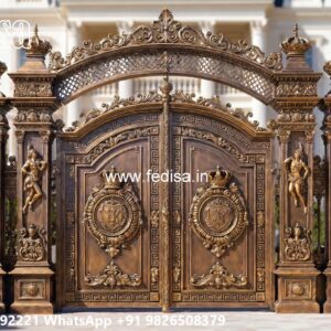 House Entry Gate Design, Ghar Ke Gate Ka Design Iron Gate Stock Photos And Images