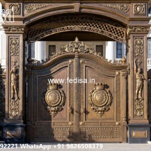 Sliding Gate Design For Small House, Main Gate Steel Gate Design Iron Gate Stock Photos And Images