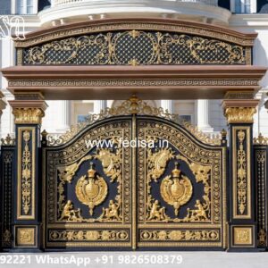 Fancy Steel Gate Design, Iron Gate For Main Door Iron Gate Stock Photos And Images