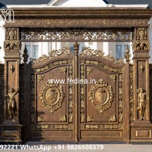 House Entry Gate Design, 8 Feet Main Gate Design Iron Gate Stock Photos And Images