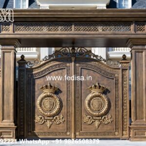 Steel Single Gate Design, Steel Ke Main Gate Iron Gate Stock Photos And Images