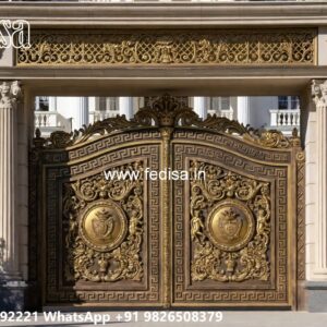 Fancy Steel Gate Design, Lightweight Main Gate Design Iron Gate Stock Photos And Images