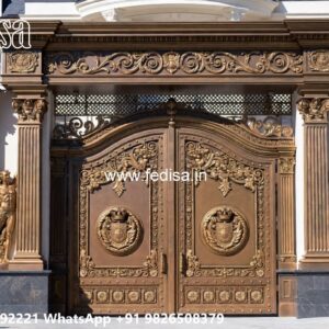 Steel Gate Handle Design, Front Gate Design For Small House Iron Gate Stock Photos And Images