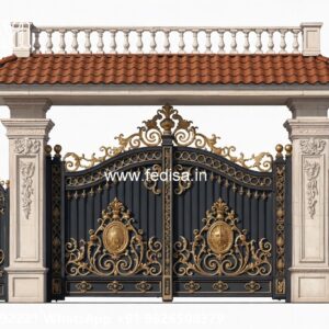 House Entry Gate Design, Grill Gate Design For Balcony Iron Gate Stock Photos And Images