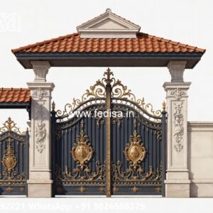 Sliding Gate Lock Design, 4 Feet Main Gate Design Iron Gate Stock Photos And Images